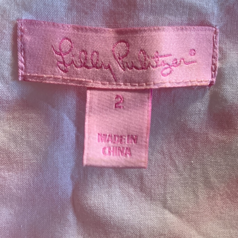 Lily Pulitzer Penelope shift dress in tropical pink zebra size 2 - Picture 4 of 5